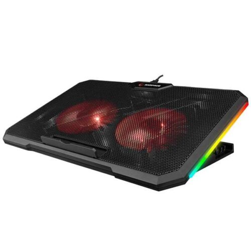 Rampage AD-RC12 GAMEZONE 15-17" Notebook hűtő fekete (36323)