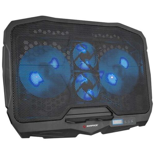 Rampage AD-RC4 Notebook hűtőpad 17" Blue 36589