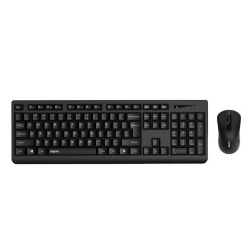 RAPOO X1700 Wireless Billentyűzet + Egér (Fekete) - Magyar