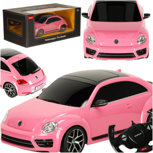 Rastar RC Távirányítós autó 1:14 Volkswagen Bogár - Rózsaszín