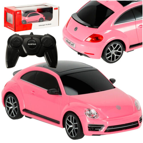 Rastar RC Távirányítós autó 1:24 Volkswagen Bogár - Rózsaszín