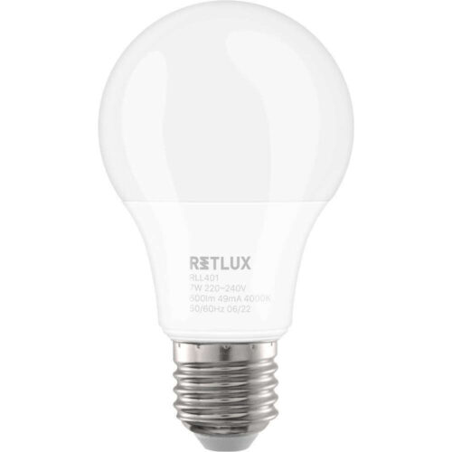 Retlux RLL 401 LED Izzó - A60 - 7W - Hideg Fehér