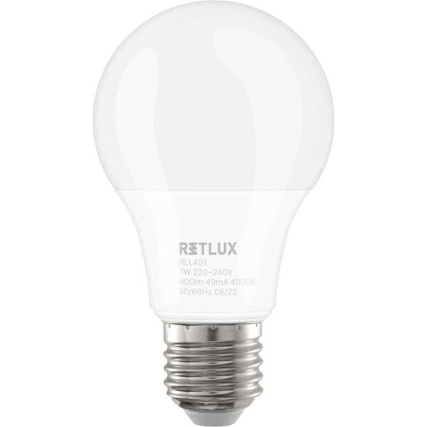 Retlux RLL 401 LED Izzó - A60 - 7W - Hideg Fehér
