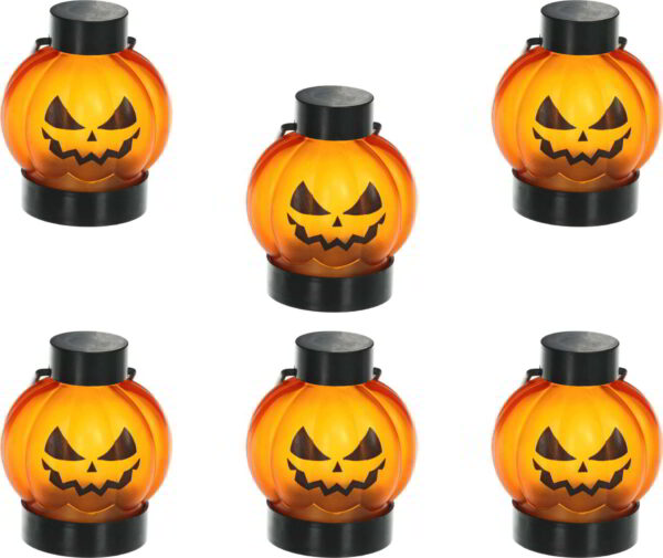 Retlux Tök Lámpa - Halloween Dekoráció - 6 db