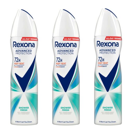Rexona Advanced Protection női Dezodor Shower Fresh 3x150ml