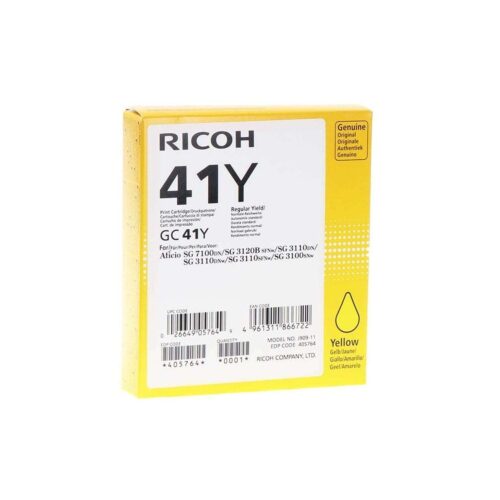Ricoh  GC41 tintapatron yellow ORIGINAL 2