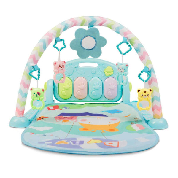 RicoKids 3in1 Interaktív játszószőnyeg hang-és fényeffekttel - Kék