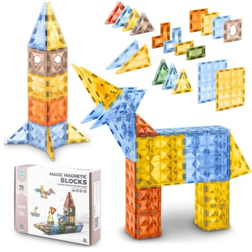 Ricokids Mágneses téglák - Sárga