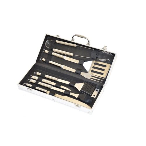 Riwall PRO RBBQ 7S SET 7-részes rozsdamentes acél grilleszköz kés...