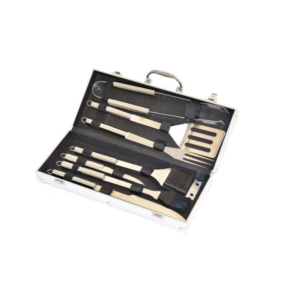 Riwall PRO RBBQ 7S SET 7-részes rozsdamentes acél grilleszköz kés...