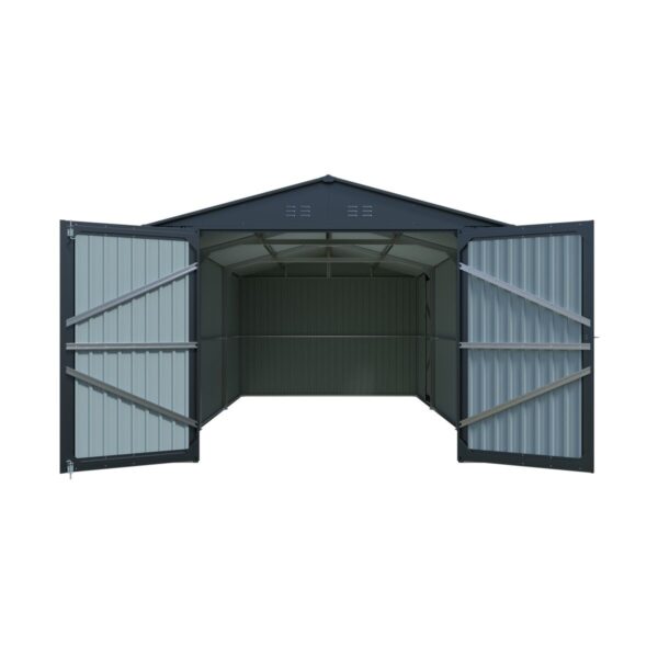 Riwall PRO RMCG 20x10 Anthracite fém garázs 3 x 6 m nyeregtetővel...
