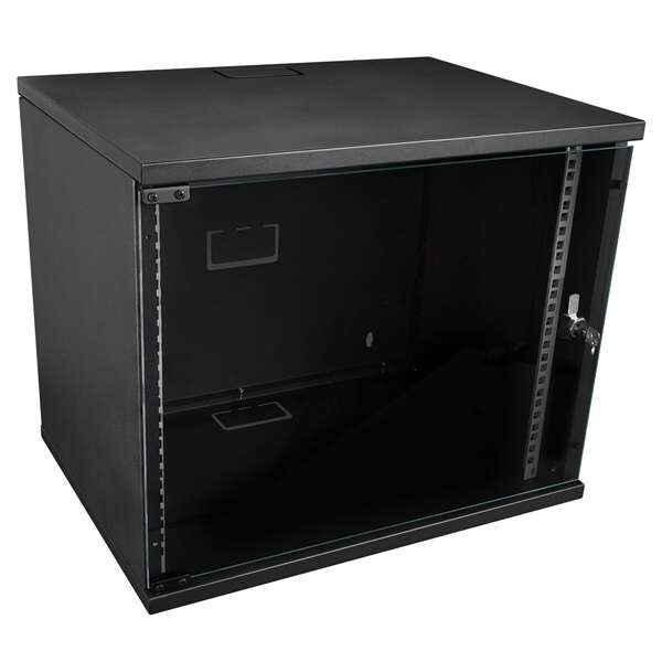 S-Link Rackszekrény - 9U 19" fali kivitel (400x530x400mm
