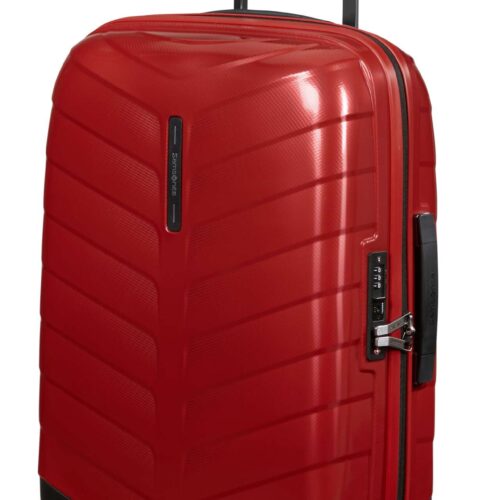 Samsonite Attrix Spinner bővíthető keményfedeles kabin méretű Bőr...