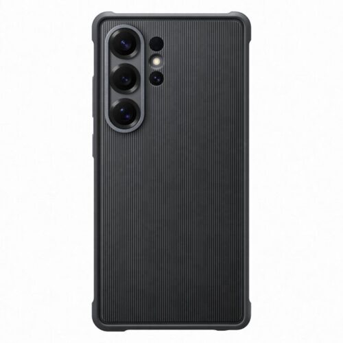 Samsung Galaxy S25 Ultra Védőtok Állvánnyal - Fekete