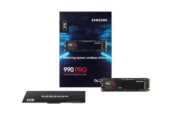 Samsung SSD 2TB - MZ-V9P2T0BW (990 PRO hűtőbordákkal