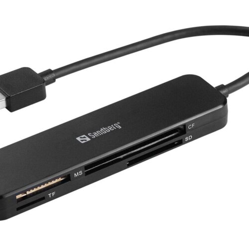 Sandberg USB 3.0 Pocket Kártyaolvasó Fekete 134-32