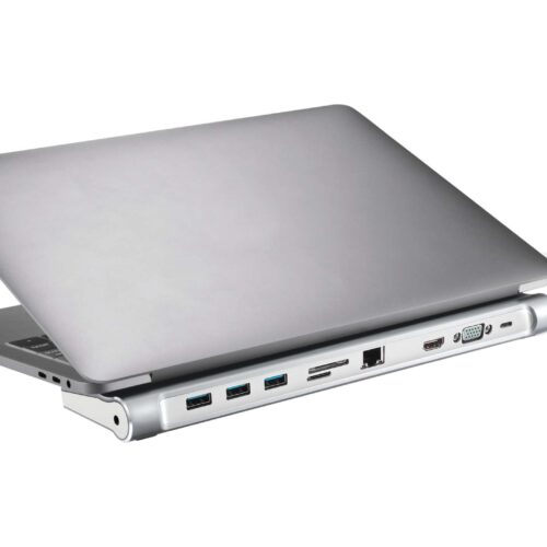 Sandberg USB-C 10-in-1 Docking Station Ezüst 136-31