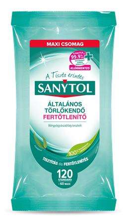 SANYTOL Fertőtlenítő törlőkendő