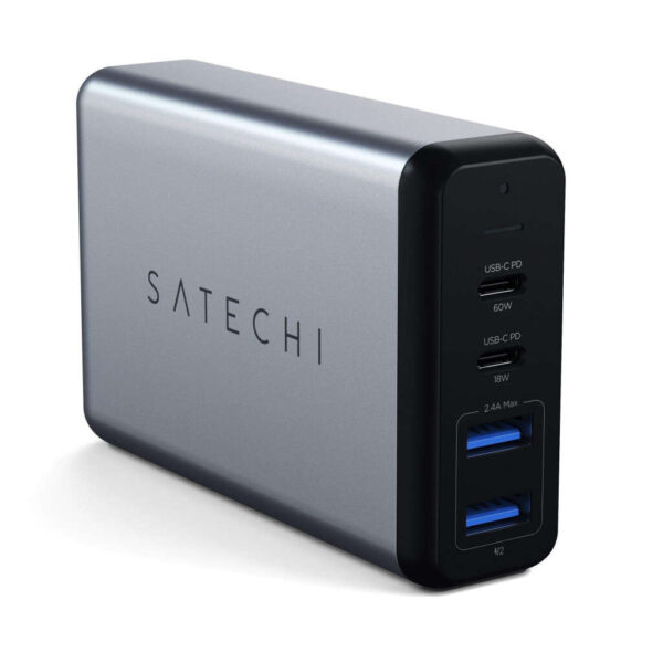 Satechi 75W Dual Type-C PD Travel Charger (2x USB-A