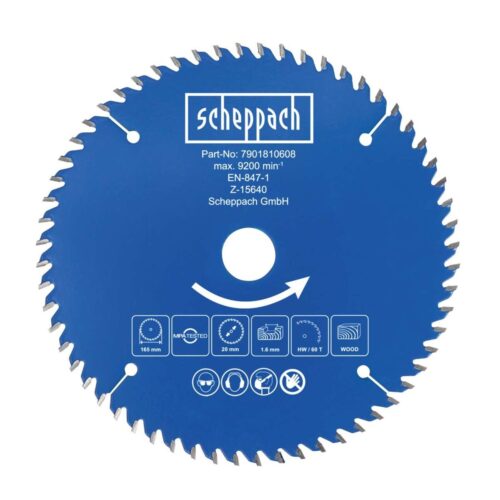 Scheppach Körfűrészlap átm. 165/20