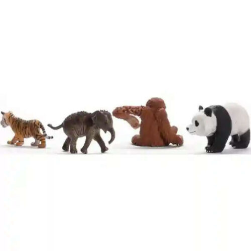 Schleich 42736 Wild Life Ázsia vadállat készlet kezdő csomag játékfigura