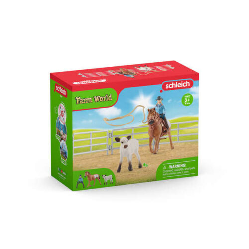 Schleich Farm World Cowboy mulatság lasszóval