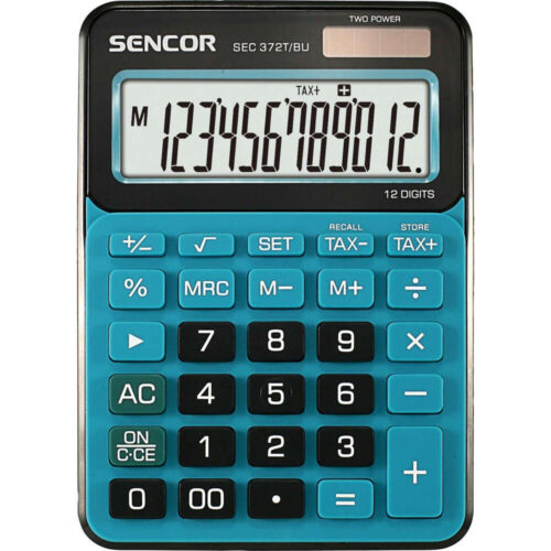Sencor Asztali Számológép - SEC 372T/BU - 12 jegyű