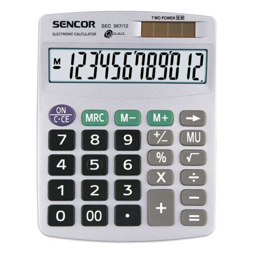 Sencor SEC 367/12 12 számjegyes kijelző