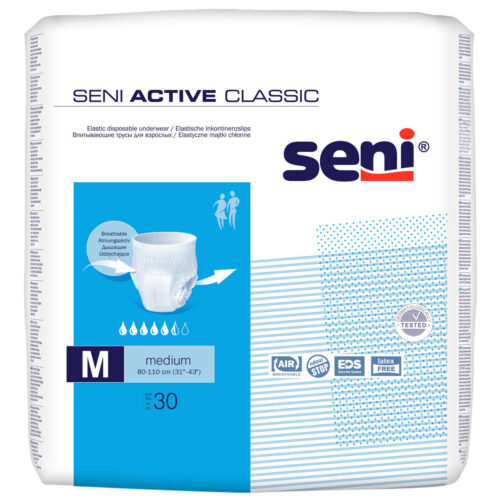 Seni Active Classic Medium 2 Felnőtt pelenka 80-110cm (30db)