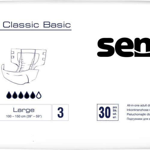 Seni Classic Basic Large 3 Felnőtt pelenka 100-150cm (30db)