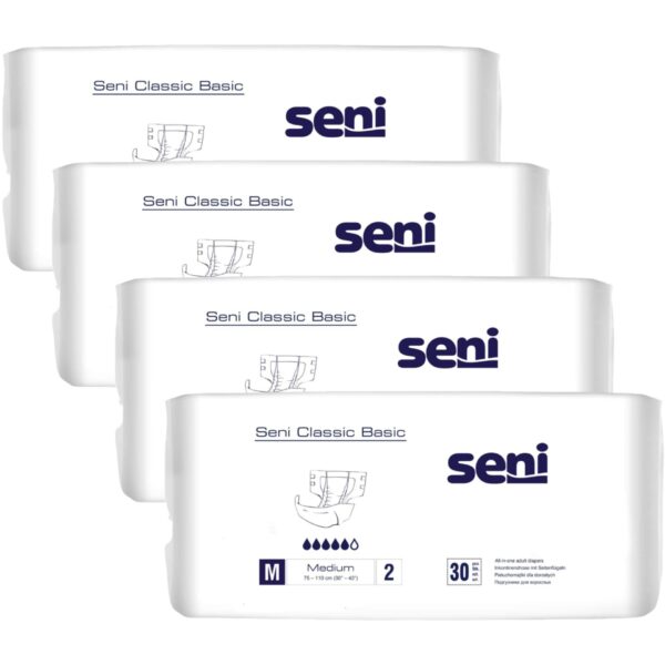 Seni Classic Basic Medium 2 Felnőtt pelenka 75-110cm (4x30db)
