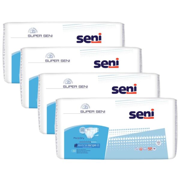 Seni Super Extra Large 4 Felnőtt pelenka 130-170cm (4x30db)