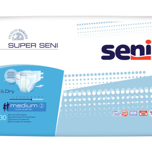 Seni Super Medium 2 Felnőtt pelenka 75-110cm (4x30db)