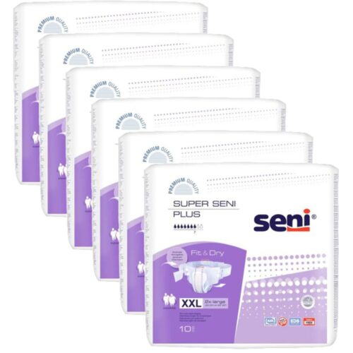Seni Super Plus Extra Extra Large 5 Felnőtt pelenka 160-210cm (6x10db)
