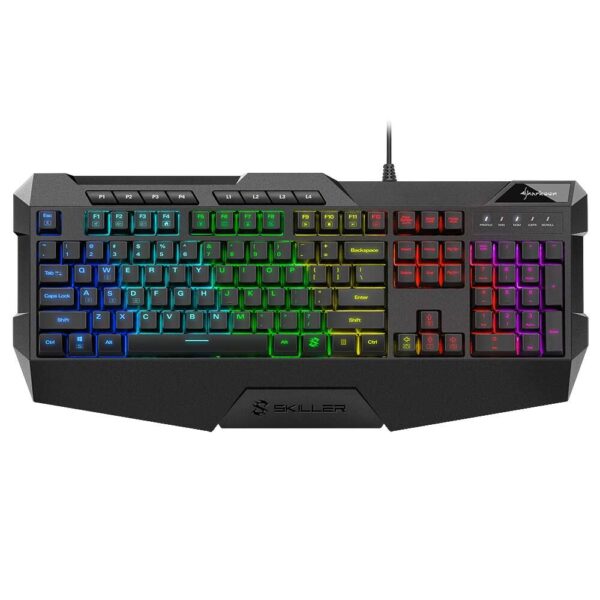 Sharkoon SKILLER SGK4 Gaming Billentyűzet US - Fekete