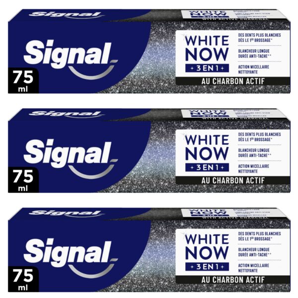 Signal White Now 3in1 White Boost Fogkrém 3x75ml