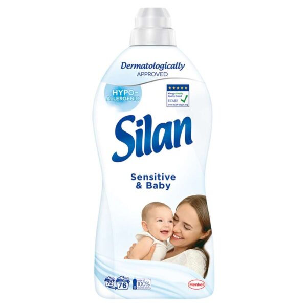 Silan Sensitive & Baby Öblítő koncentrátum 76 mosás 1672ml