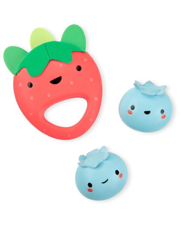 SKIP HOP Chrastítko Farmstand Berry Cute Band szett 3 db