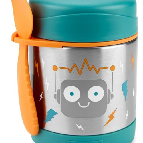 SKIP HOP Spark Style Ételtermosz kanál/villával Robot 325 ml
