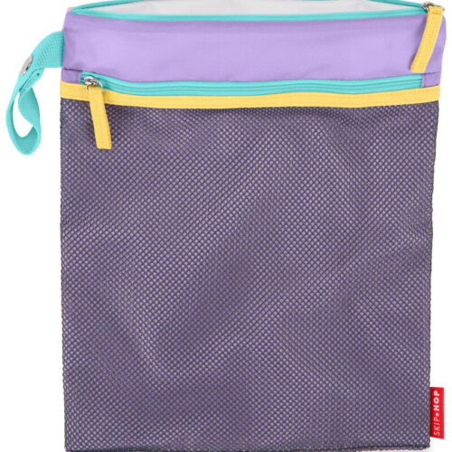 SKIP HOP Spark Style Vrecko nepremokavé fialovo-ružová 30 x 38 cm