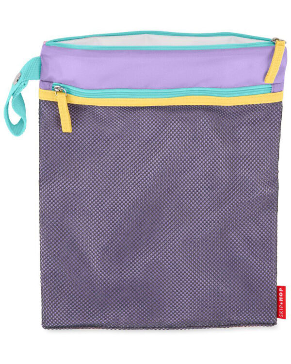 SKIP HOP Spark Style Vrecko nepremokavé fialovo-ružová 30 x 38 cm