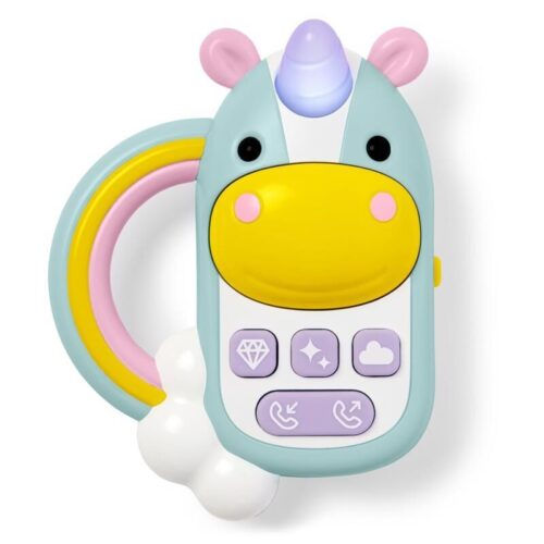 SKIP HOP Unikornis Zenélő Játéktelefon - Hangokkal és Fényekkel