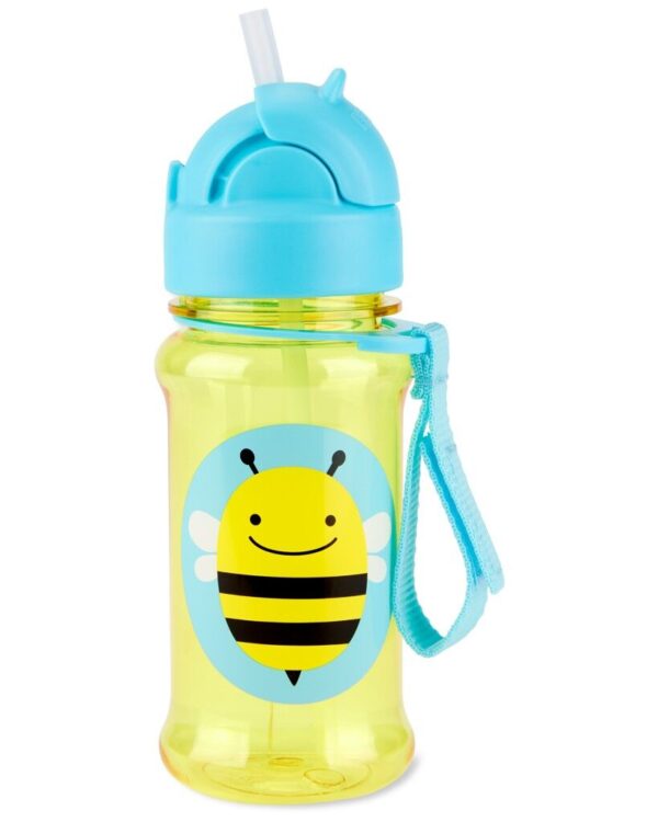Skip Hop Zoo Méhecske Szívószálas Palack - 355ml