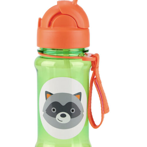 Skip Hop Zoo Mosómedve Szívószálas Palack - 355ml