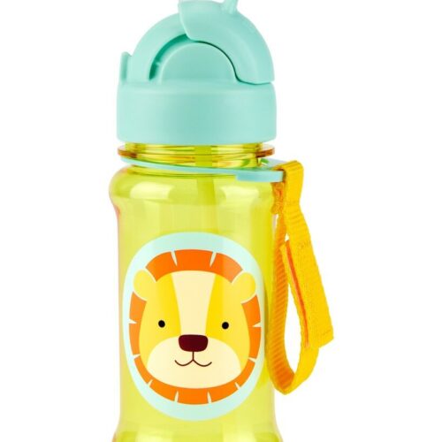 Skip Hop Zoo Oroszlán Szívószálas Palack - 355ml