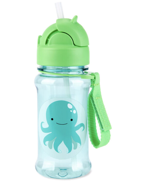 Skip Hop Zoo Polip Szívószálas Tritán Palack - 355ml