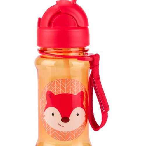Skip Hop Zoo Róka Szívószálas Tritan Palack - 355ml