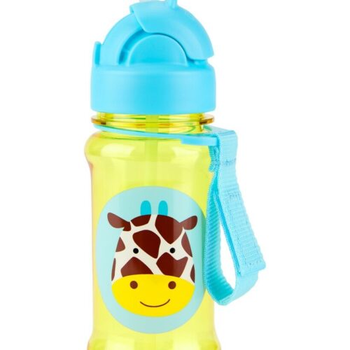 Skip Hop Zoo Zsiráf Szívószálas Palack - 355ml