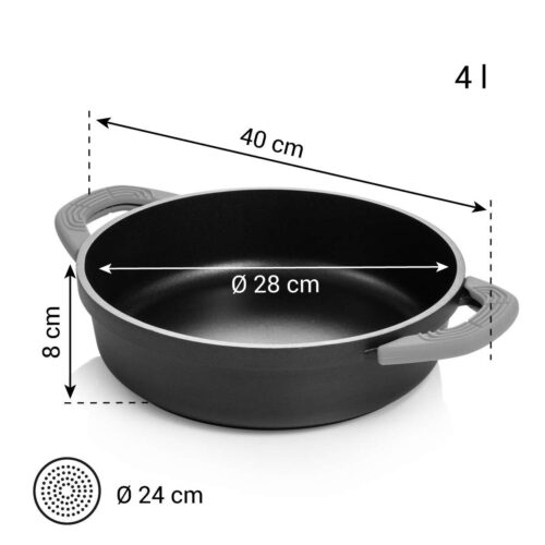 SmartCLICK Mély serpenyő ø 28 cm