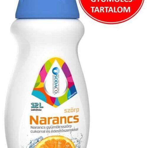 SodaCo narancs ízű szörp